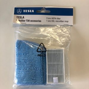 Zestaw 3 filtry Hepa + 1 ściereczka z mikrofibry do TESLA RoboStar T10/T30